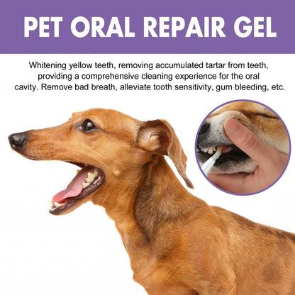 Excel Pets FreshPaws Pet Oral Repair Gel For Fresh Breath Clean Teeth Healthy Gums Tartar Control Easy Swipe - Animals & Pet Supplies > Pet Supplies > Pet Oral Care Supplies > Dental Gels Dog