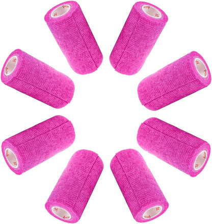 Prairie Horse Supply Bulk Pack 4 Inch Veterinary Wrap Tape Prairie Horse Self Adhesive Vet Wrap With Colorful Designs 5 Yard Roll - Animals & Pet Supplies > Pet Supplies > Pet Medical Tape & Bandages Equine