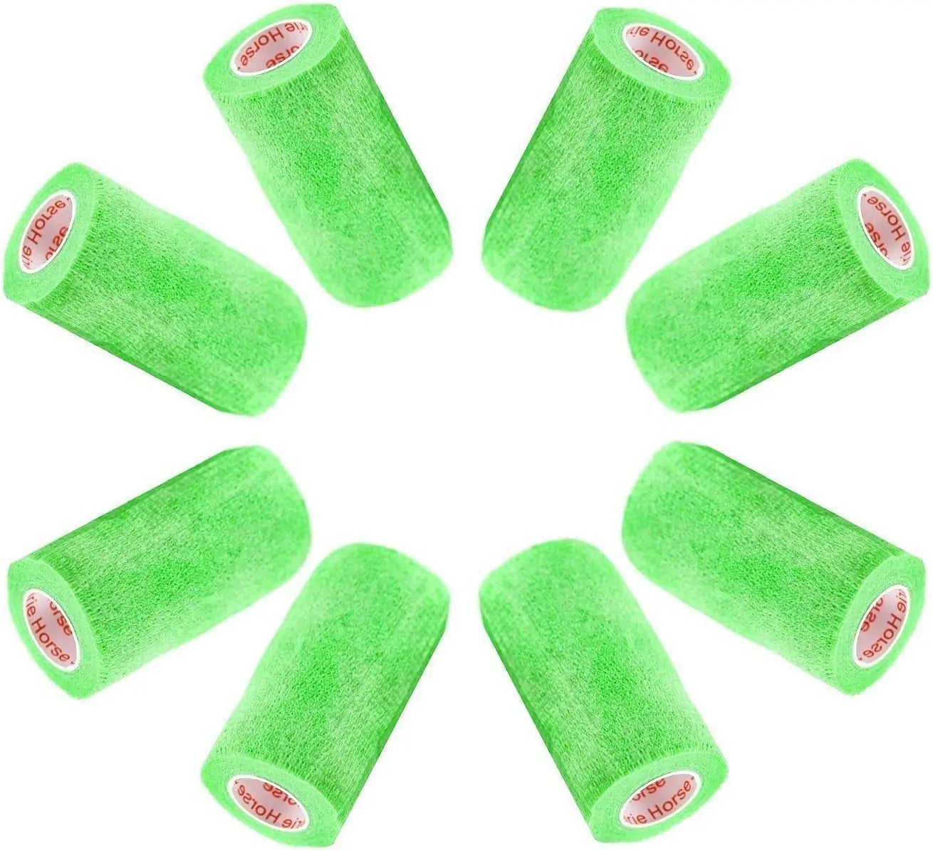 Prairie Horse Supply Bulk Pack 4 Inch Veterinary Wrap Tape Prairie Horse Self Adhesive Vet Wrap With Colorful Designs 5 Yard Roll - Animals & Pet Supplies > Pet Supplies > Pet Medical Tape & Bandages Equine