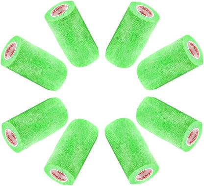 Prairie Horse Supply Bulk Pack 4 Inch Veterinary Wrap Tape Prairie Horse Self Adhesive Vet Wrap With Colorful Designs 5 Yard Roll - Animals & Pet Supplies > Pet Supplies > Pet Medical Tape & Bandages Equine