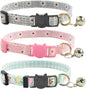 xpangle Triple Pack Adjustable Breakaway Cat Collars With Bells For Safe Comfortable Active Cats In Colorful Styles - Animals & Pet Supplies > Pet Supplies > Pet Collars & Harnesses > Breakaway & Safety Collars cat