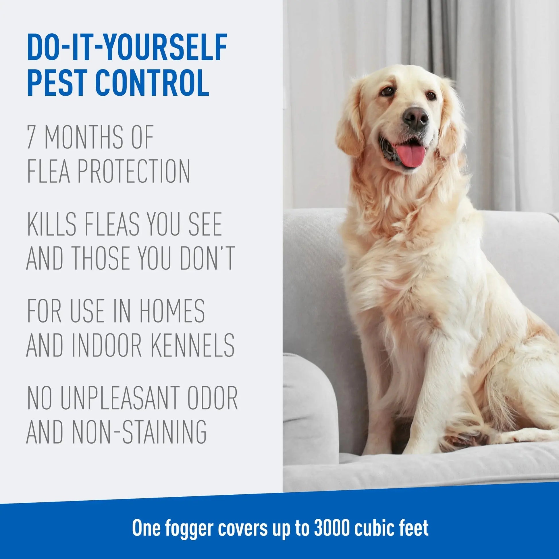 Adams Plus Flea & Tick Indoor Fogger - 3 Ounce Pack for Comprehensive Pest Control Adama