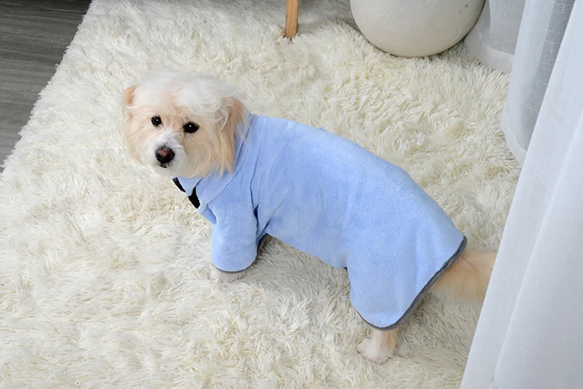 Quick-Drying Pet Towel Dog Bathrobe Pet Dog Bath Towel for Dogs and Cats Microfiber Absorbent Pet Drying Towel Pet Supplies Pet Products Excel Pets