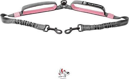 Pet Dreamland Pet Dreamland Exquisite Hands Free Double Dog Leash for Two Dogs With Tangle Free Swivel - Animals & Pet Supplies > Pet Supplies > Pet Leashes > Double Pet Leashes Dog