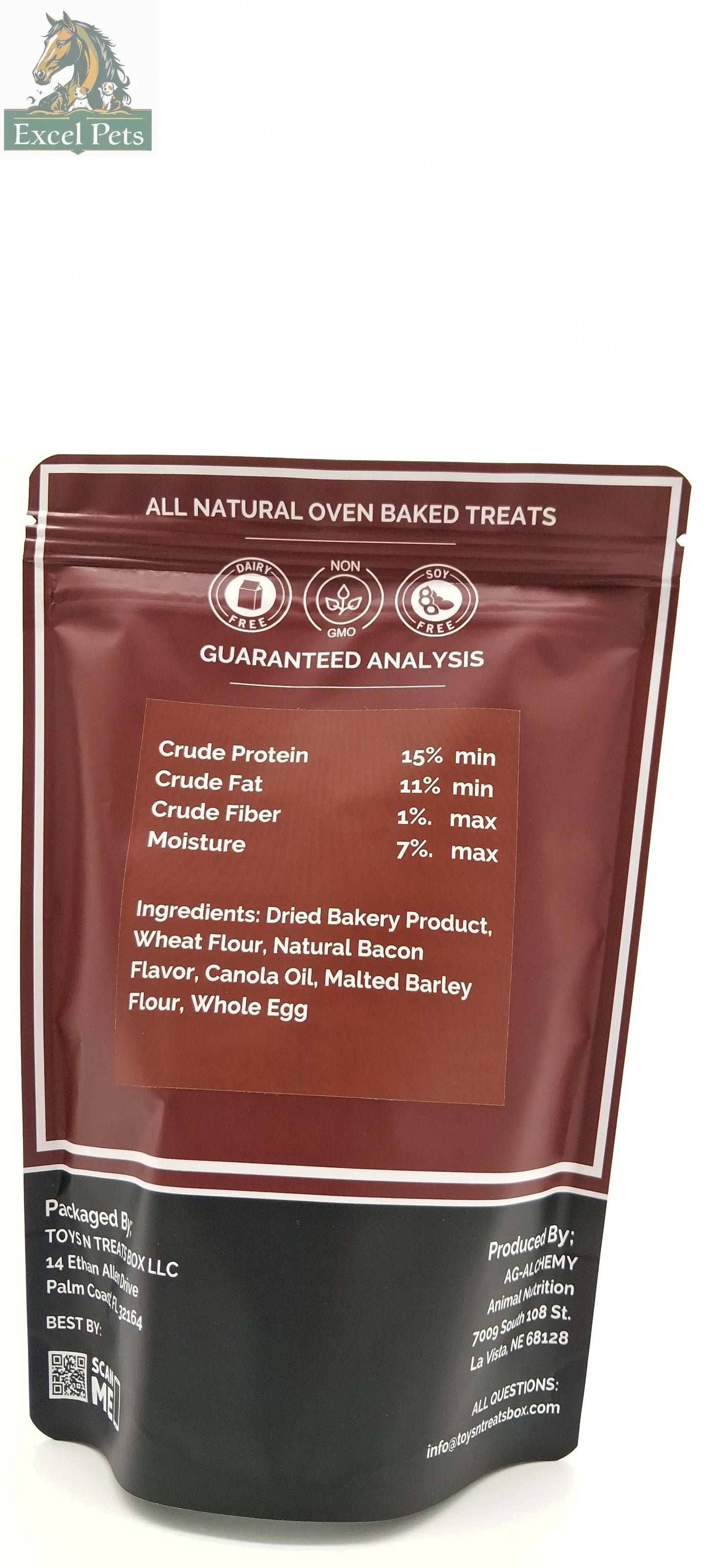 Bacon Bones Dog Treats - All Natural Oven Baked-2