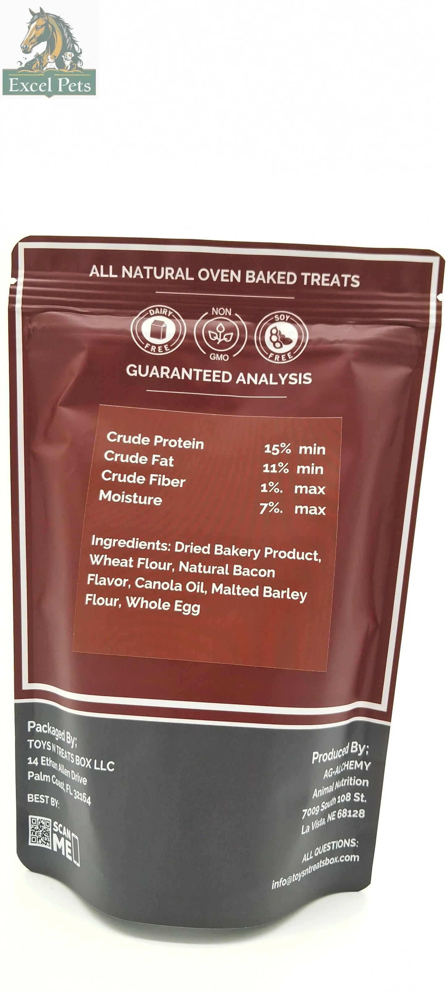 Bacon Bones Dog Treats - All Natural Oven Baked-4