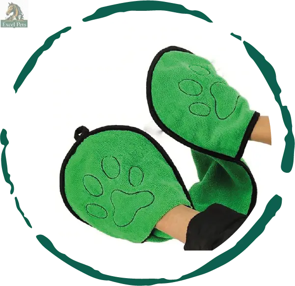 BeNat Pets. Dog Bath Towel Double Drop Pocket Design - Excel Pets