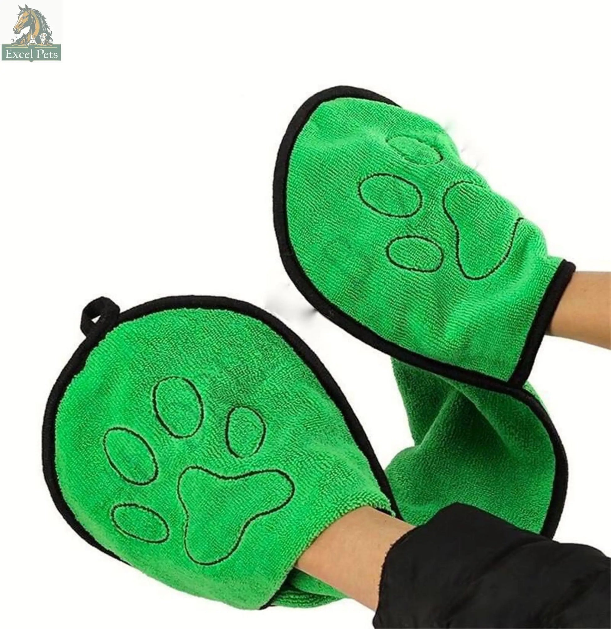 BeNat Pets. Dog Bath Towel Double Drop Pocket Design - Excel Pets