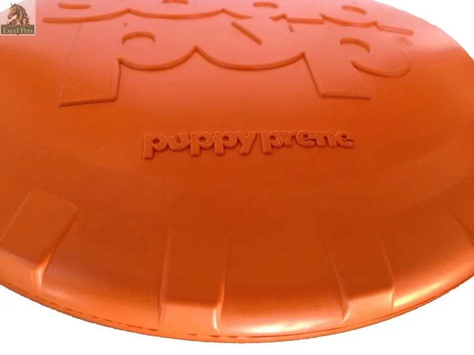 Bottle Top Flyer Rubber Frisbee for Dogs | Orange | Vet Approved | USA Made SodaPup/True Dogs, LLC