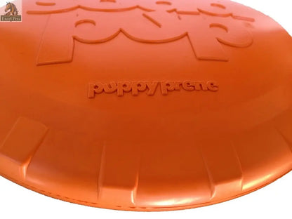 Bottle Top Flyer Rubber Frisbee for Dogs | Orange | Vet Approved | USA Made SodaPup/True Dogs, LLC