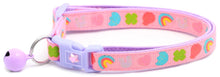 Pugs2Persians Cereal Marshmallows Breakaway Cat Collar Handcrafted With Reinforced Cotton And Contoured Hardware Soft And Machine Washable - Animals & Pet Supplies > Pet Supplies > Pet Collars & Harnesses > Breakaway & Safety Collars Cat Collar