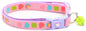 Pugs2Persians Cereal Marshmallows Breakaway Cat Collar Handcrafted With Reinforced Cotton And Contoured Hardware Soft And Machine Washable - Animals & Pet Supplies > Pet Supplies > Pet Collars & Harnesses > Breakaway & Safety Collars Cat Collar