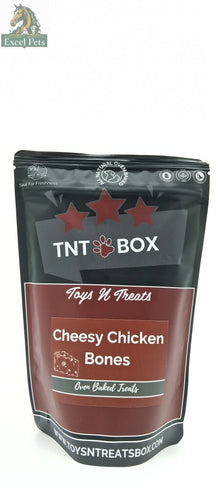 Cheesy Chicken Bones Dog Treats - All Natural Oven Baked-1