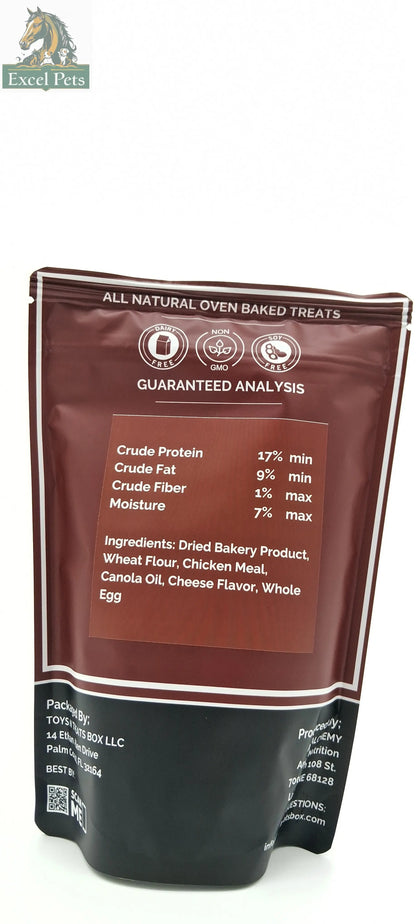 Cheesy Chicken Bones Dog Treats - All Natural Oven Baked-2