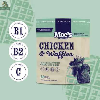 Chicken and Waffles Chews Moe's Healthy Pets