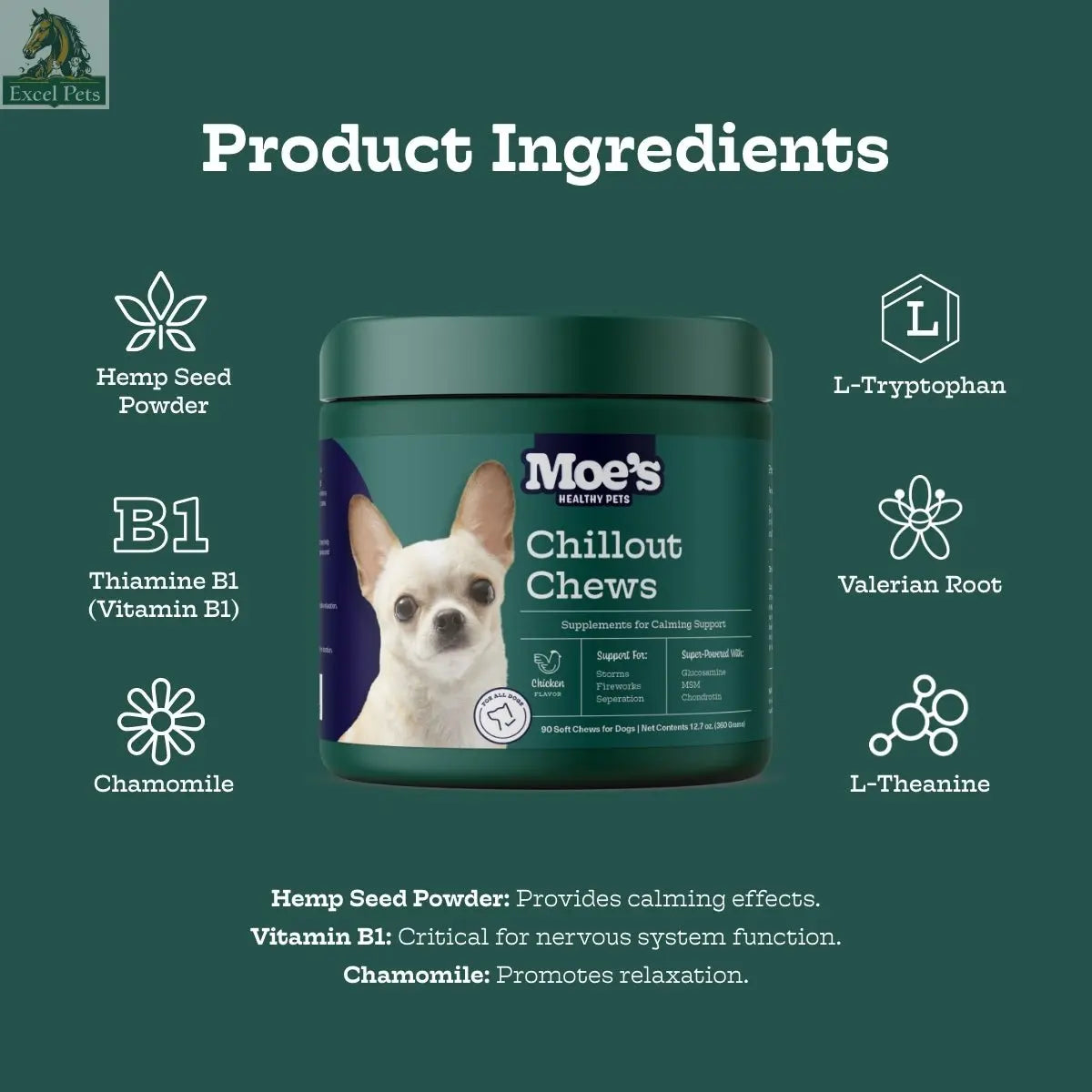 Chillout Chews Moe's Healthy Pets