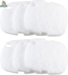 Enhance Your Aquarium with AQUANEAT Replacement Polishing Pads for Marineland Magniflow C-360 & C-400 Filters - 6 Pack of High-Quality Filtration Media