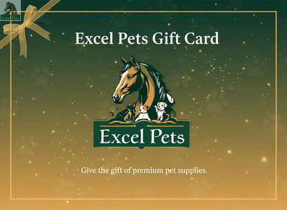 Excel Pets Gift Card For Pet Lovers With 100 Value Shop Premium Pet Food Toys And Accessories Excel Pets