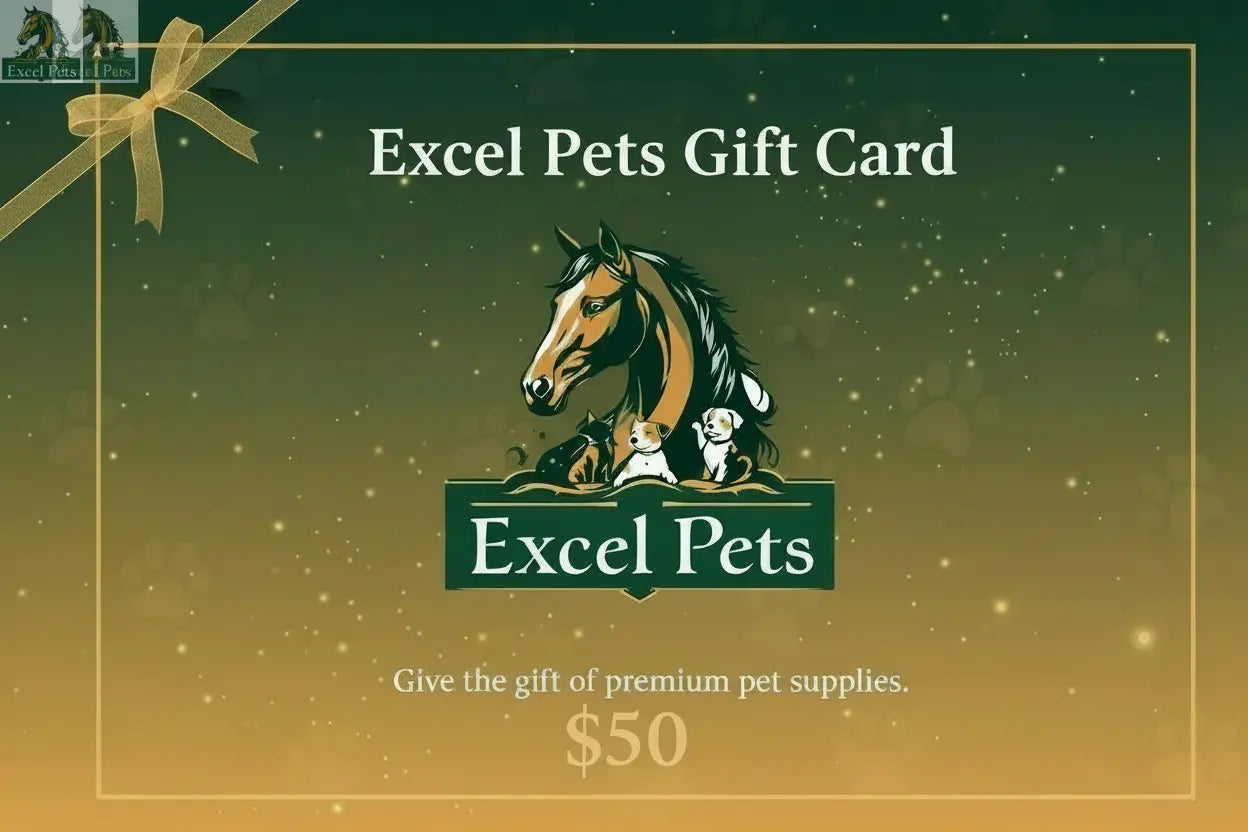 Excel Pets Gift Card For Pet Lovers With 100 Value Shop Premium Pet Food Toys And Accessories Excel Pets