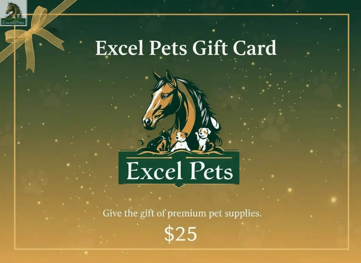 Excel Pets Gift Card For Pet Lovers With 100 Value Shop Premium Pet Food Toys And Accessories Excel Pets