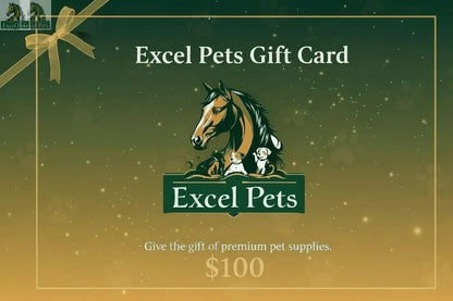 Excel Pets Gift Card For Pet Lovers With 100 Value Shop Premium Pet Food Toys And Accessories Excel Pets