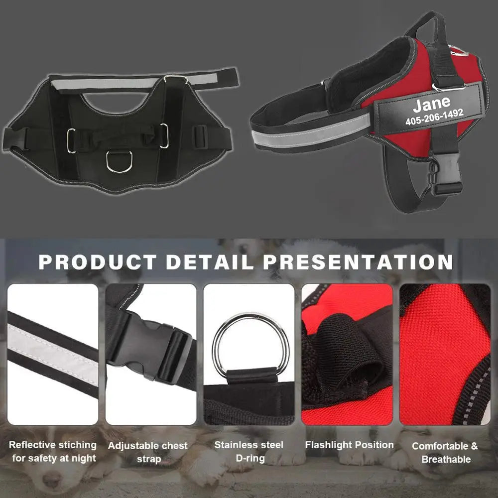 NO PULL Reflective Dog Harness Excel Pets