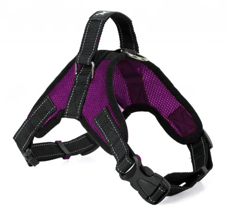Excel Pets Reflective Dog Harness For Medium Dogs Soft Breathable Comfortable Secure Fit With Nighttime Visibility - Animals & Pet Supplies > Pet Supplies > Pet Collars & Harnesses > Harnesses Dog