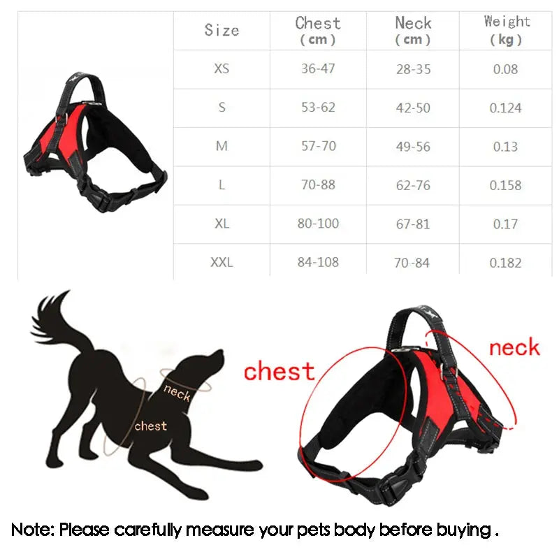 Reflective Dog Harness Excel Pets
