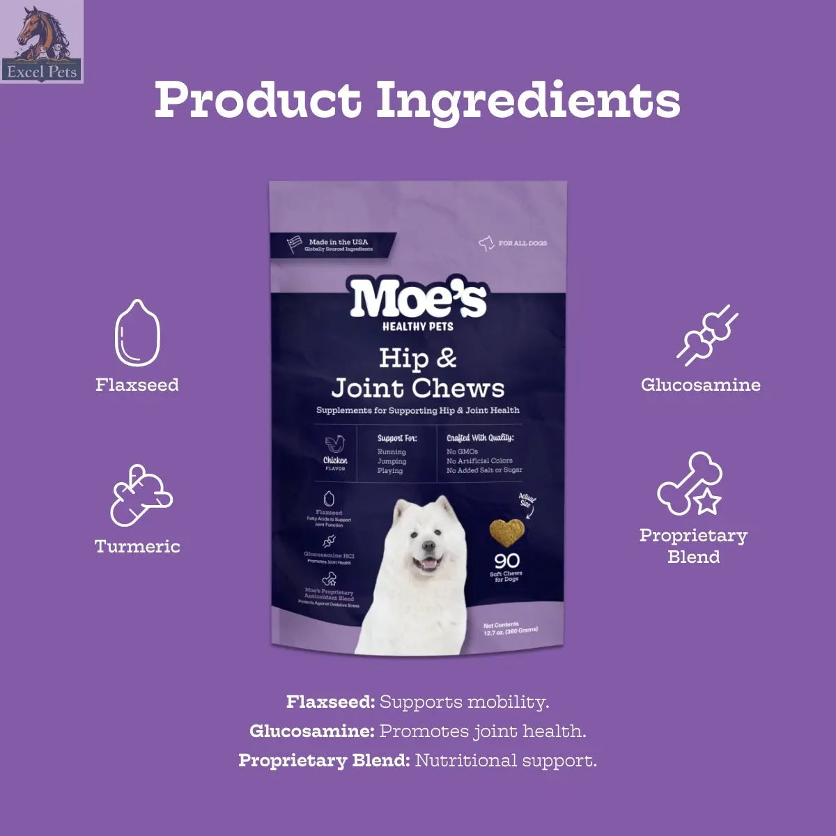 Hip & Joint Chews Moe's Healthy Pets