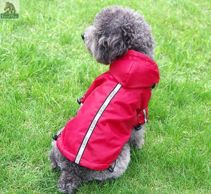 Hooded Pet Raincoat - Waterproof And Warm - Excel Pets