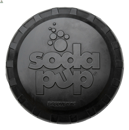 Magnum Bottle Top Flyer Rubber Frisbee for Heavy Chewers | Large | USA Made SodaPup/True Dogs, LLC