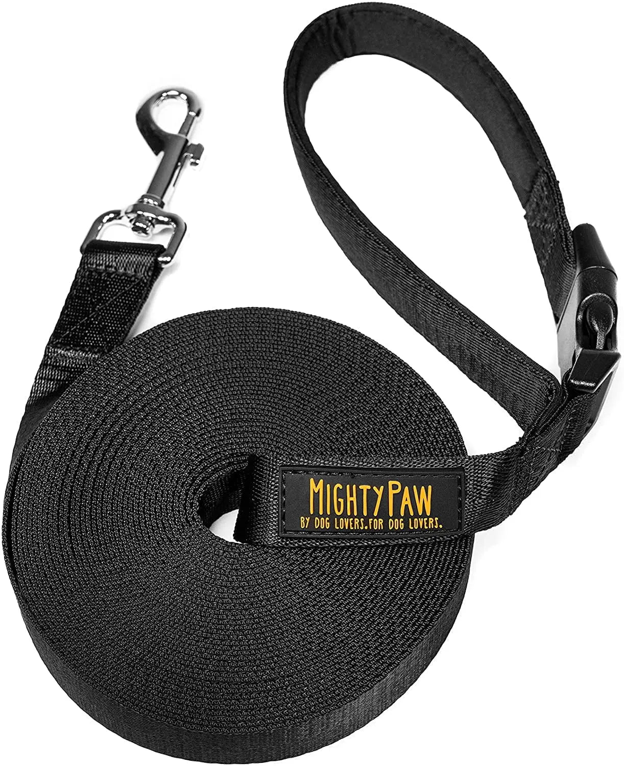 Mighty Paw Mighty Paw 15 Foot Long Dog Leash For Training Long Line Check Cord For Off Leash Recall And Durable Comfort - Animals & Pet Supplies > Pet Supplies > Pet Leashes > Training Leashes Dog