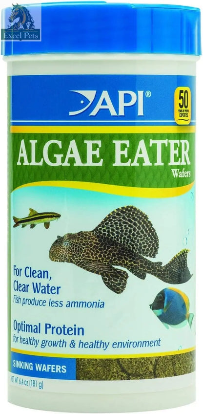 Nourish Your Fish with API Algae Eater Wafers - 3.7 oz of Premium Algae Fish Food