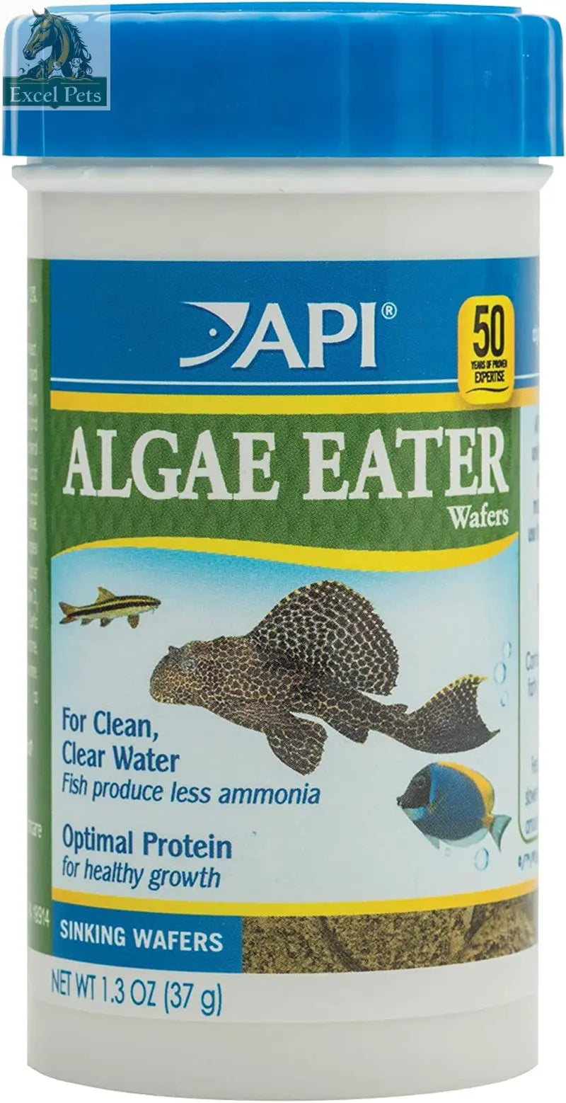 Nourish Your Fish with API Algae Eater Wafers - 3.7 oz of Premium Algae Fish Food