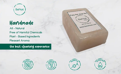 BeNat BeNat Pets All Natural Oat and Lavender Shampoo Bar for Pets 5.8 oz Gentle Cleanse Soothing Formula - Animals & Pet Supplies > Pet Supplies > Pet Grooming Supplies > Pet Shampoo & Conditioner > Shampoos Pet Shampoo & Conditioner