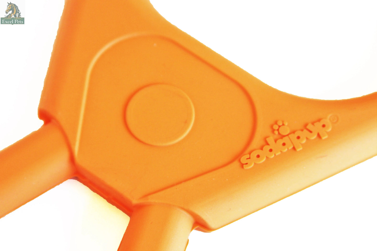 Pop Top Rubber Tug Toy for Interactive Play | Heavy Chewers | USA Made | SodaPup SodaPup/True Dogs, LLC