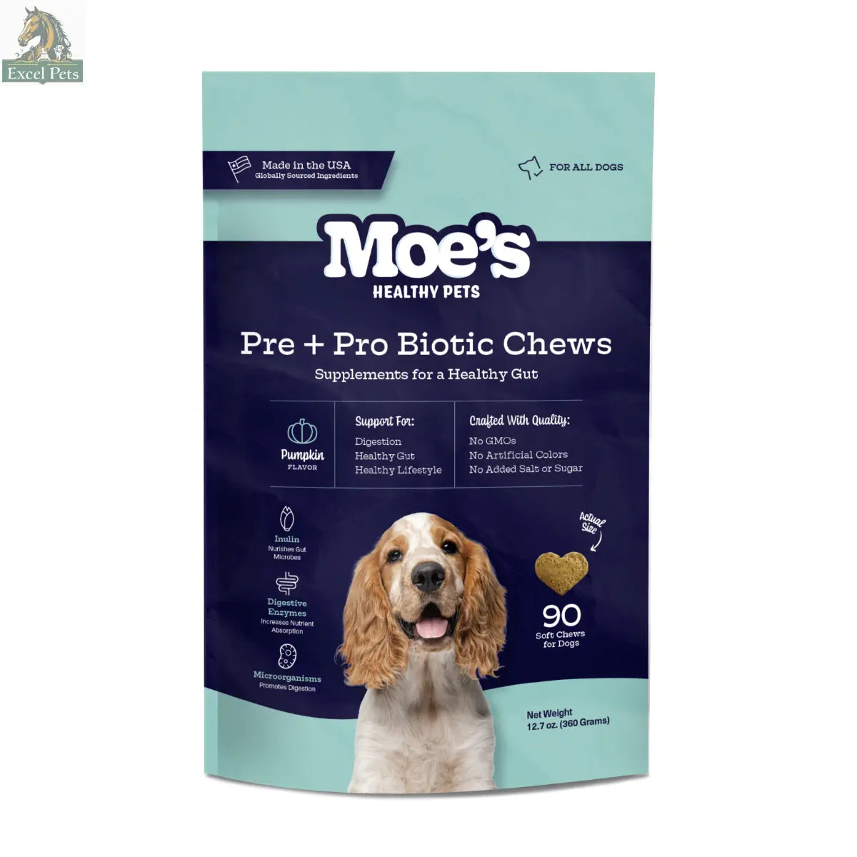 Pre + Pro Biotic Chews Moe's Healthy Pets