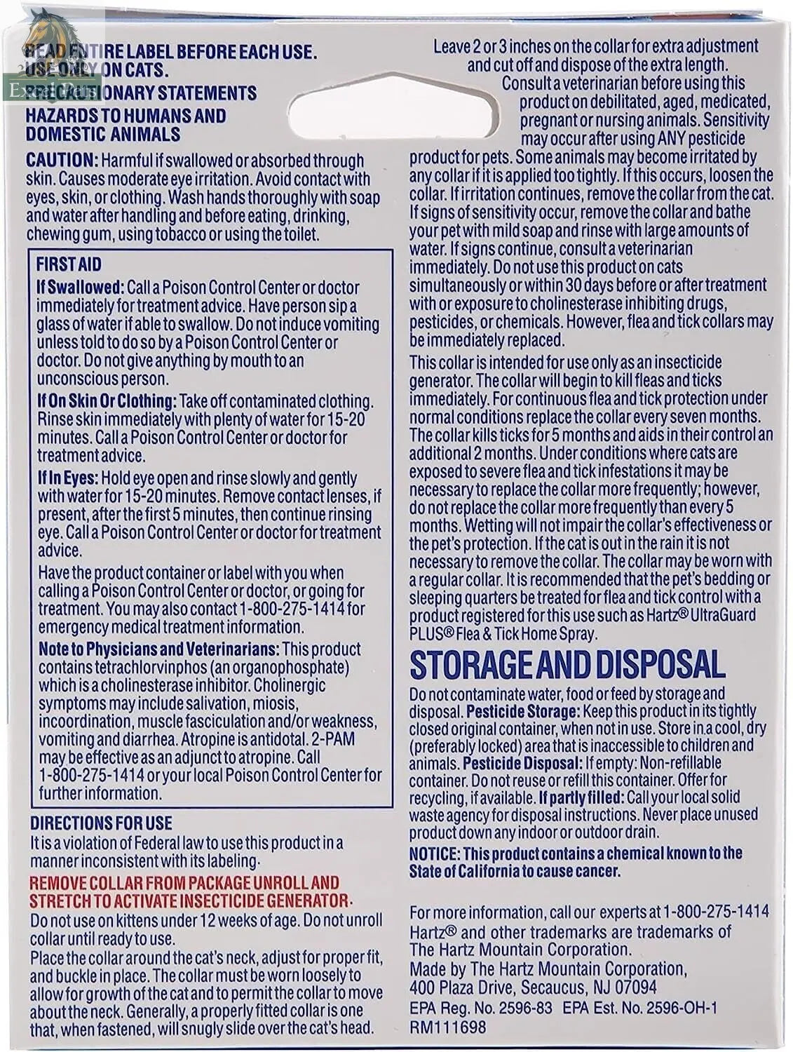 Protect Your Feline Friend with Hartz Ultraguard Flea & Tick Collar - Fresh Scented & Long-Lasting Protection for Cats & Kittens MJ's Pet Closet