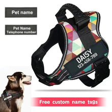 Excel Pets Nylon Adjustable Custom ID Dog Harness No Pull For Easy Control Safe Training With Adjustable Chest Size XS To XXL - Animals & Pet Supplies > Pet Supplies > Pet Collars & Harnesses Dog