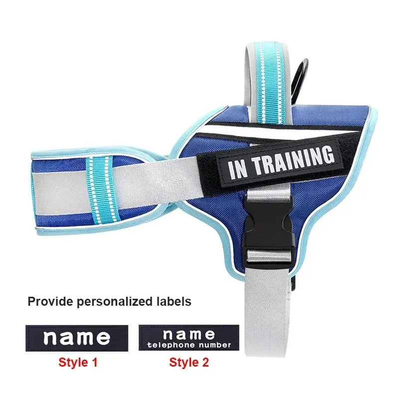 Excel Pets KOMMILIFE Adjustable Nylon Dog Harness With Neck Guard For Comfort, Control, And Outdoor Adventures - Animals & Pet Supplies > Pet Supplies > Pet Collars & Harnesses > Harnesses Dog