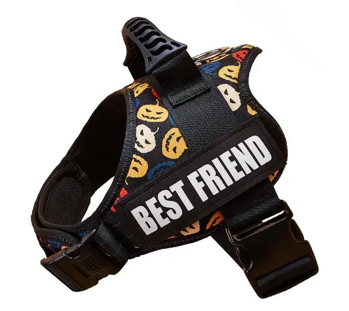 Excel Pets High Quality Nylon Adjustable Custom ID Dog Harness No Pull For Safe Training And Everyday Use - Animals & Pet Supplies > Pet Supplies > Pet Collars & Harnesses > Personalized ID Collars Dog