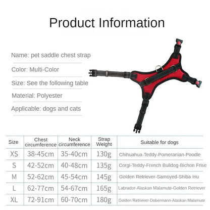 Excel Pets Durable Reflective Adjustable Pet Dog Harness With Lift Handle For Training And Night Safety - Animals & Pet Supplies > Pet Supplies > Pet Collars & Harnesses > Harnesses Dog