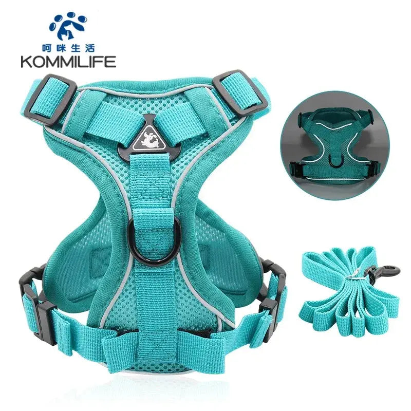 Excel Pets KOMMILIEF Adjustable Cat Harness For Comfortable Safe Walks With Leash Compatibility For Cats And Small To Medium Dogs - Animals & Pet Supplies > Pet Supplies > Pet Collars & Harnesses cat