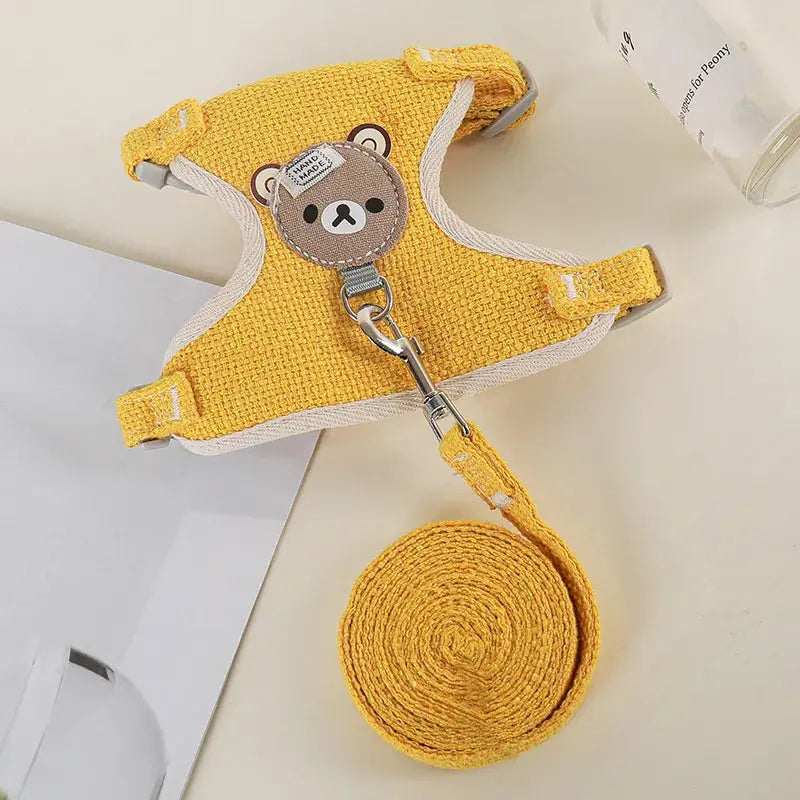 Excel Pets Puppy Dog Harness For Small Dogs And Cats Set Adjustable Comfort Fit Safe Durable - Animals & Pet Supplies > Pet Supplies > Pet Collars & Harnesses > Harnesses Dog