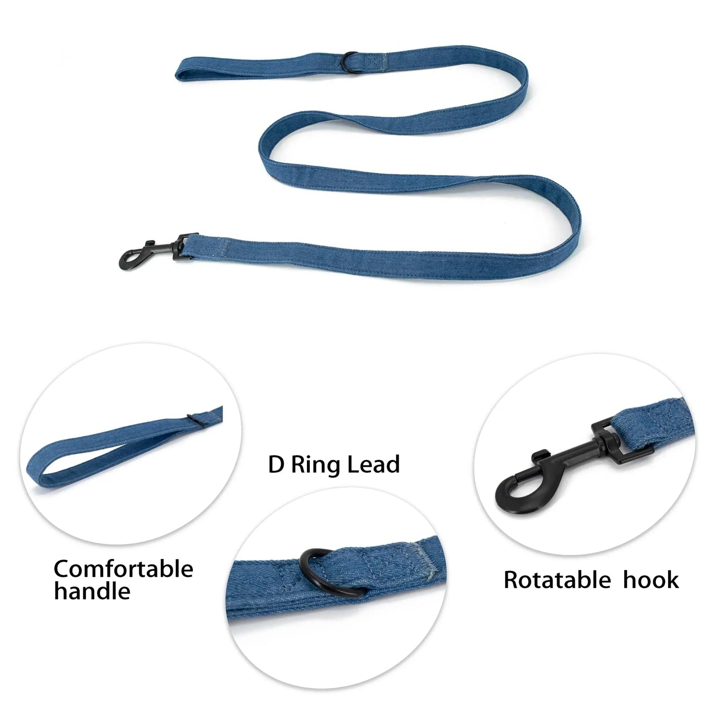 Collarlogo Adjustable Dog Harness and Leash Set Excel Pets