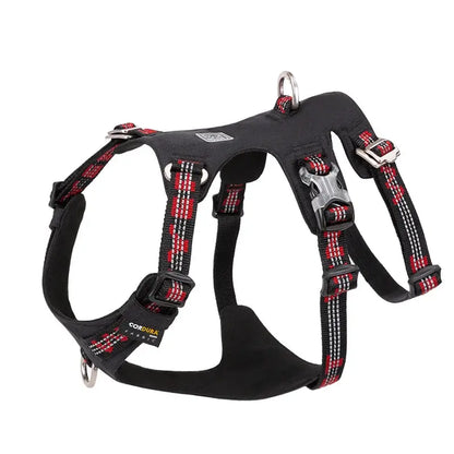 Excel Pets TrueLove FivePoint Adjustable Pet Harness With Handle, Escape Proof Cordura Material, Breathable Comfort For Dogs - Animals & Pet Supplies > Pet Supplies > Pet Collars & Harnesses Dog
