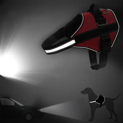 Excel Pets No Pull Reflective Dog Harness With ID Customizable Fit For Outdoor Adventures Keeps Pets Comfortable Prevents Loss - Animals & Pet Supplies > Pet Supplies > Pet Collars & Harnesses Dog