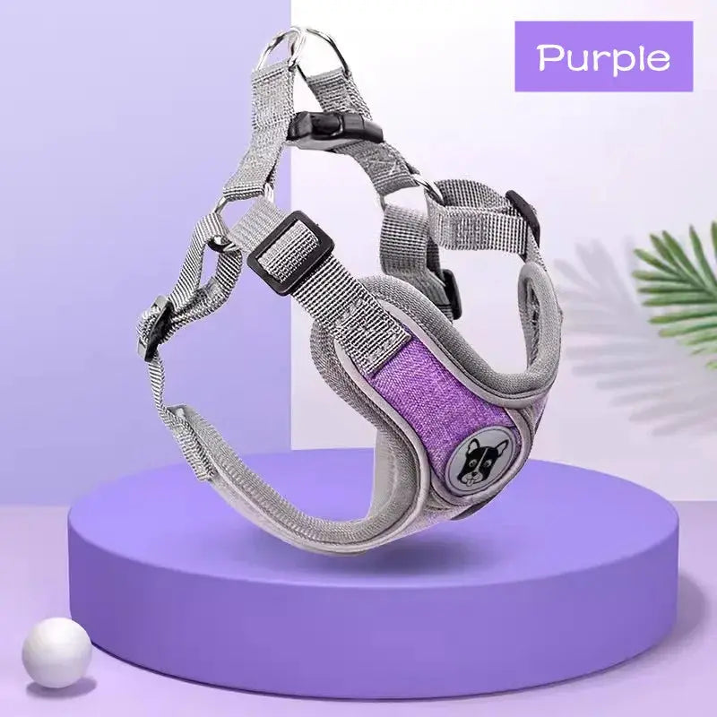 Excel Pets Reflective Adjustable Dog Harness for All Sizes Soft Mesh Comfort and Pressure Distribution - Animals & Pet Supplies > Pet Supplies > Pet Collars & Harnesses Dog