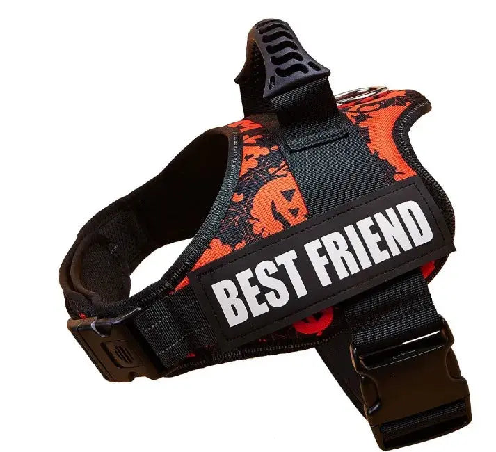High Quality Nylon Adjustable Custom ID Dog Harness Excel Pets