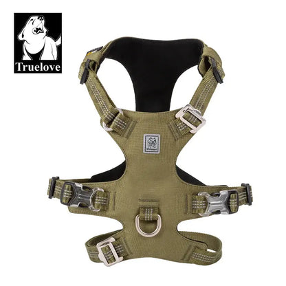 Excel Pets TrueLove FivePoint Adjustable Pet Harness With Handle, Escape Proof Cordura Material, Breathable Comfort For Dogs - Animals & Pet Supplies > Pet Supplies > Pet Collars & Harnesses Dog